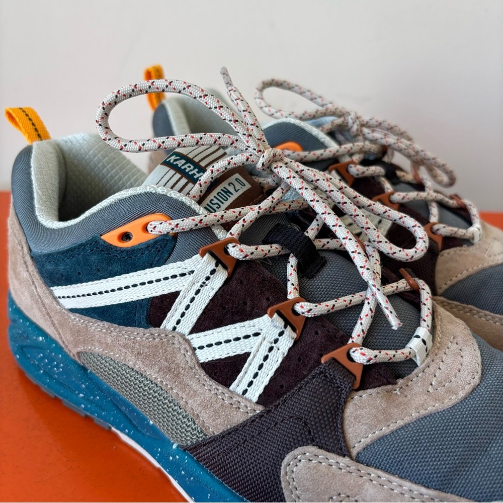 Karhu Fusion 2.0 Men's Multicolor Trail Sneakers - Blue/Gray/Beige